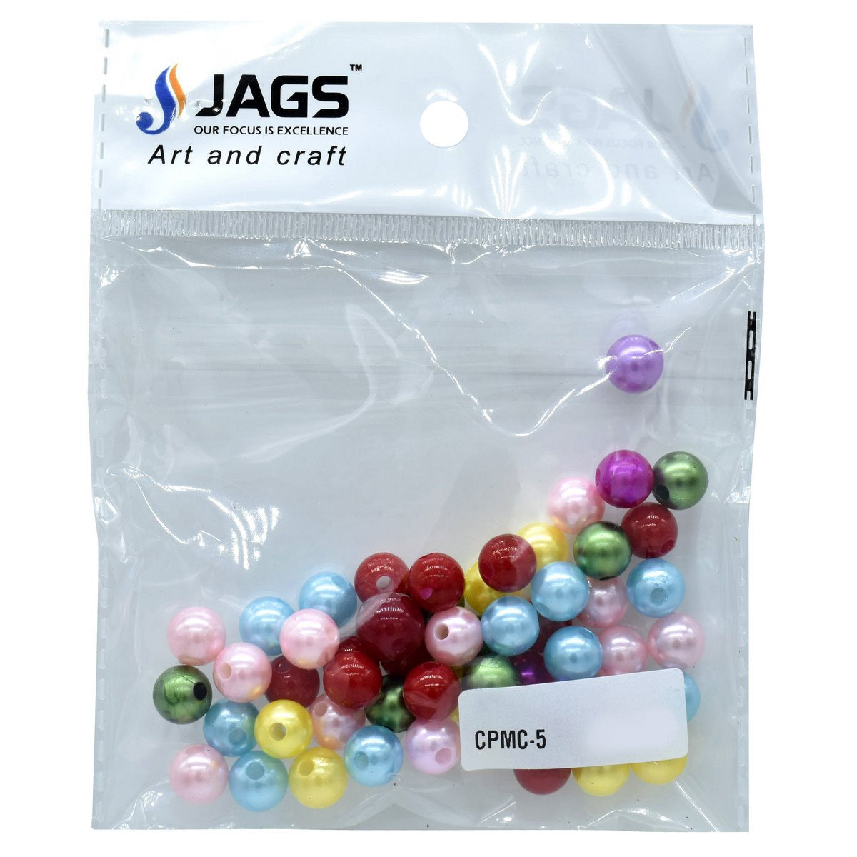 Gift To Love | Craft Beads Multi Colour | Size : 12 Mm | Pcs : 25 Gm | Code : CPMC-5