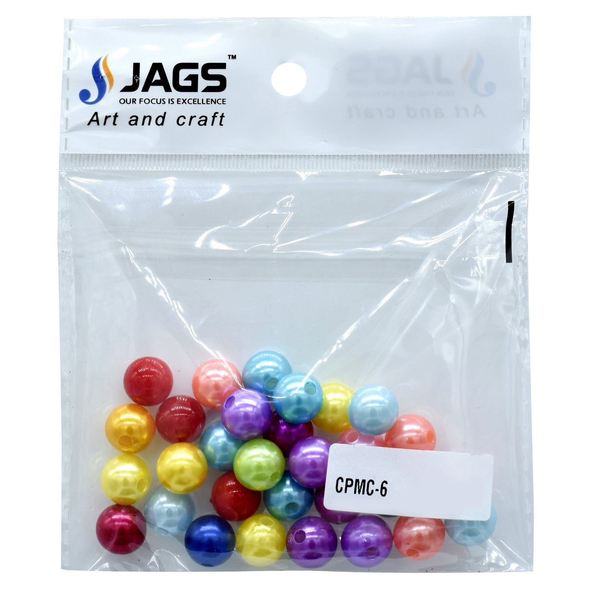 Gift To Love | Craft Beads Multi Colour | Size : 14 Mm | Pcs : 25 Gm | Code : CPMC-6