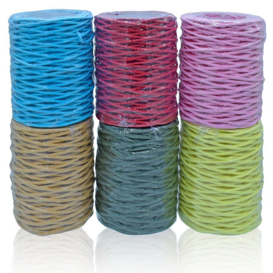 Gift To Love | Craft Paper Rope | Color : Colour Mix | Size : 30 Mtr | Code : CPRC01