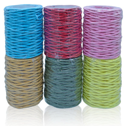Gift To Love | Craft Paper Rope | Color : Colour Mix | Size : 30 Mtr | Code : CPRC01