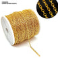 Gift To Love | Chain | Color : Gold | Size : 0.6 Mm Round | Pcs : 50 Mtr | Code : CR0650G