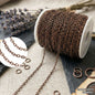 Gift To Love | Chain | Size : 0.8 Mm | Pcs : 50 Mtr | Code : CR0850T