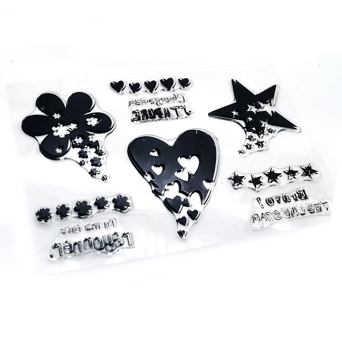 Gift To Love | Clear Rubber Stamp | Size : 4 X 6 | Code : CRS4X6-2