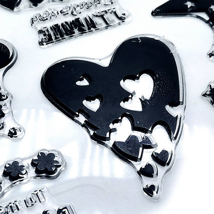 Gift To Love | Clear Rubber Stamp | Size : 4 X 6 | Code : CRS4X6-2