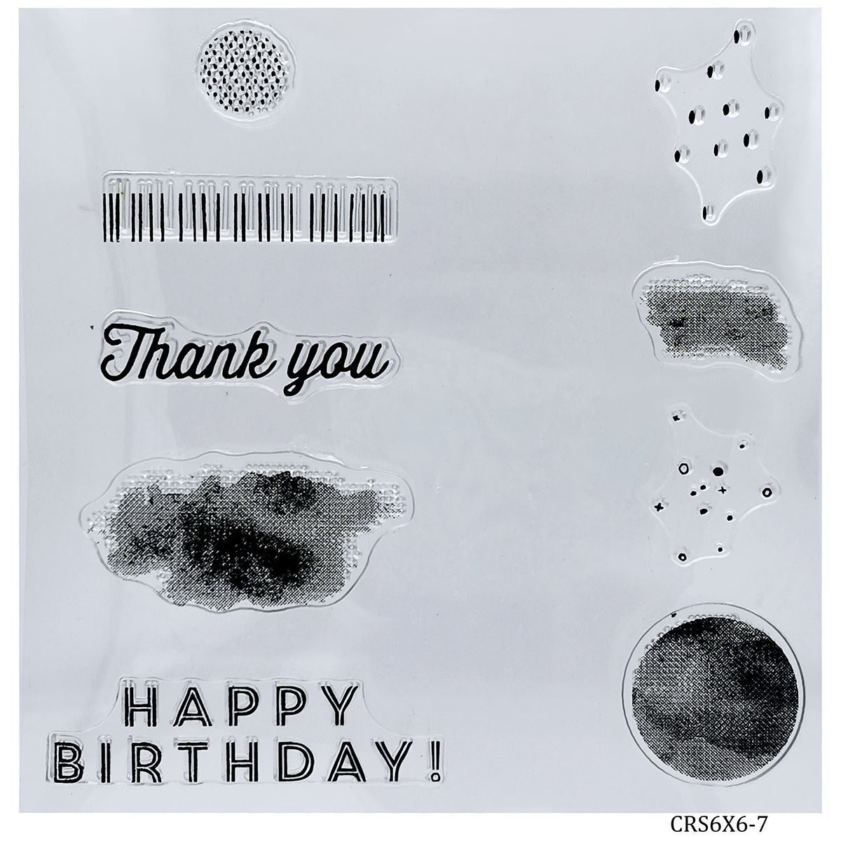 Gift To Love | Clear Rubber Stamp | Size : 6 X 6 | Code : CRS6X6-7