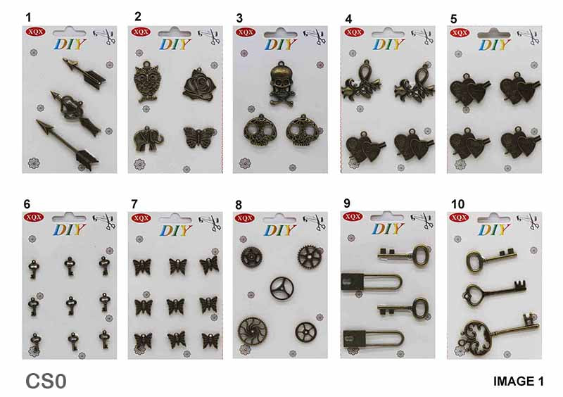Metal Charms Small (Cs0)-Gift To Love-Art & Craft