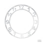 Gift To Love | Clock Acrylic Number | Color : Silver | Size : 6 Inch | Code : CS06N