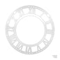 Gift To Love | Clock Acrylic Roman | Color : Silver | Size : 8 Inch | Code : CS08