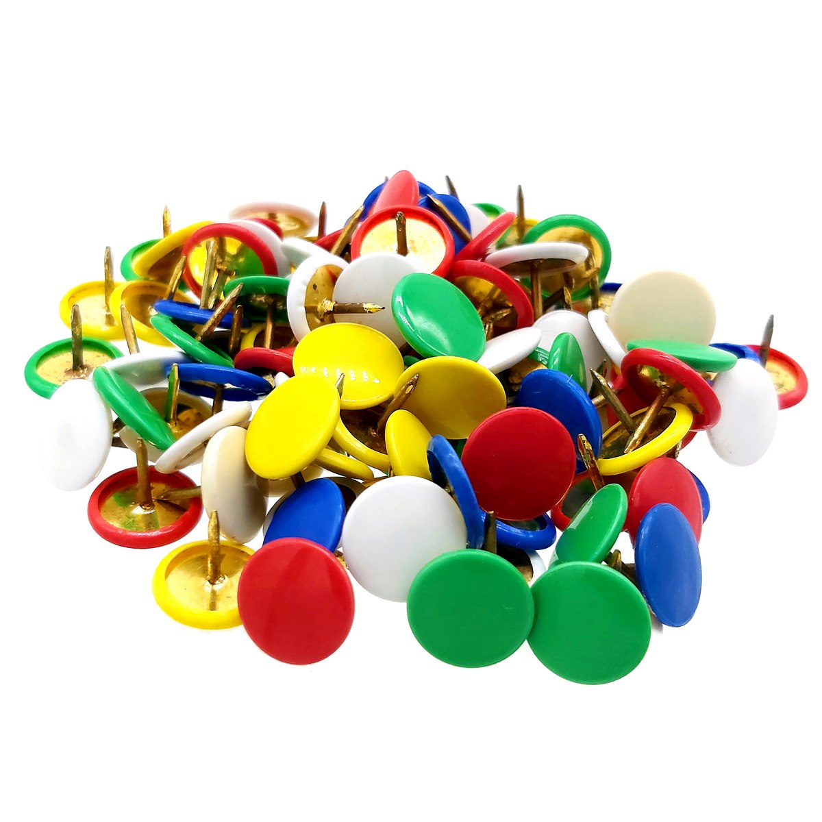 Gift To Love | Colour Soft Board Pushpin Thumb Shape | Pcs : 100 Pcs | Code : CSBP04