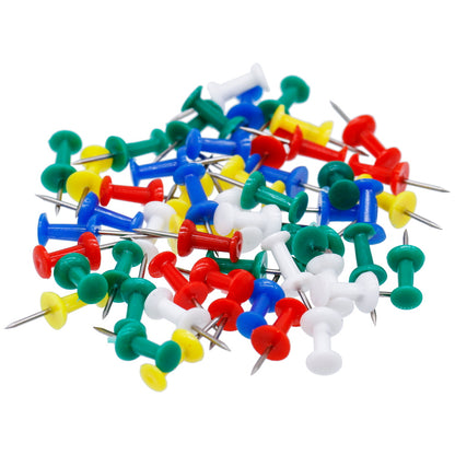 Gift To Love | Colour Soft Board Push Pin Thumb Shape | Pcs : 70 Pcs | Code : CSBP05