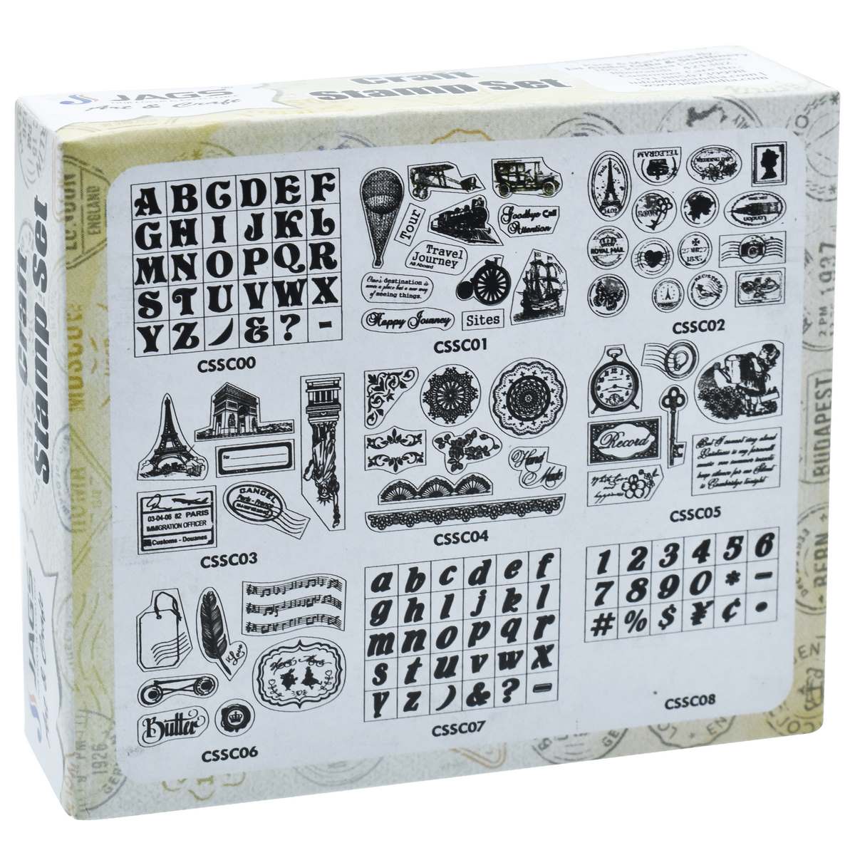Gift To Love | Craft Stamp Set Clock Key | Pcs : 7 Pcs Set | Code : CSSC05