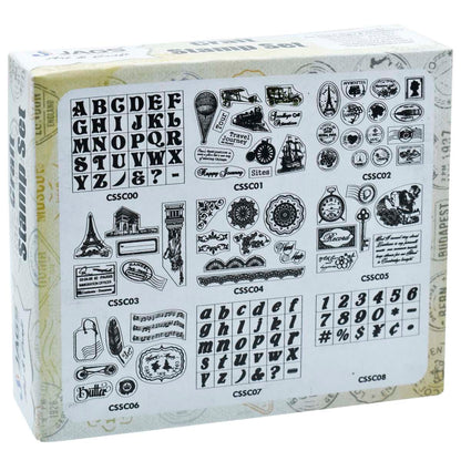 Gift To Love | Craft Stamp Set Clock Key | Pcs : 7 Pcs Set | Code : CSSC05