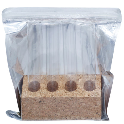 Gift To Love | Cork Tapered 4 Hole Test Tube Planter | Code : CT4H00