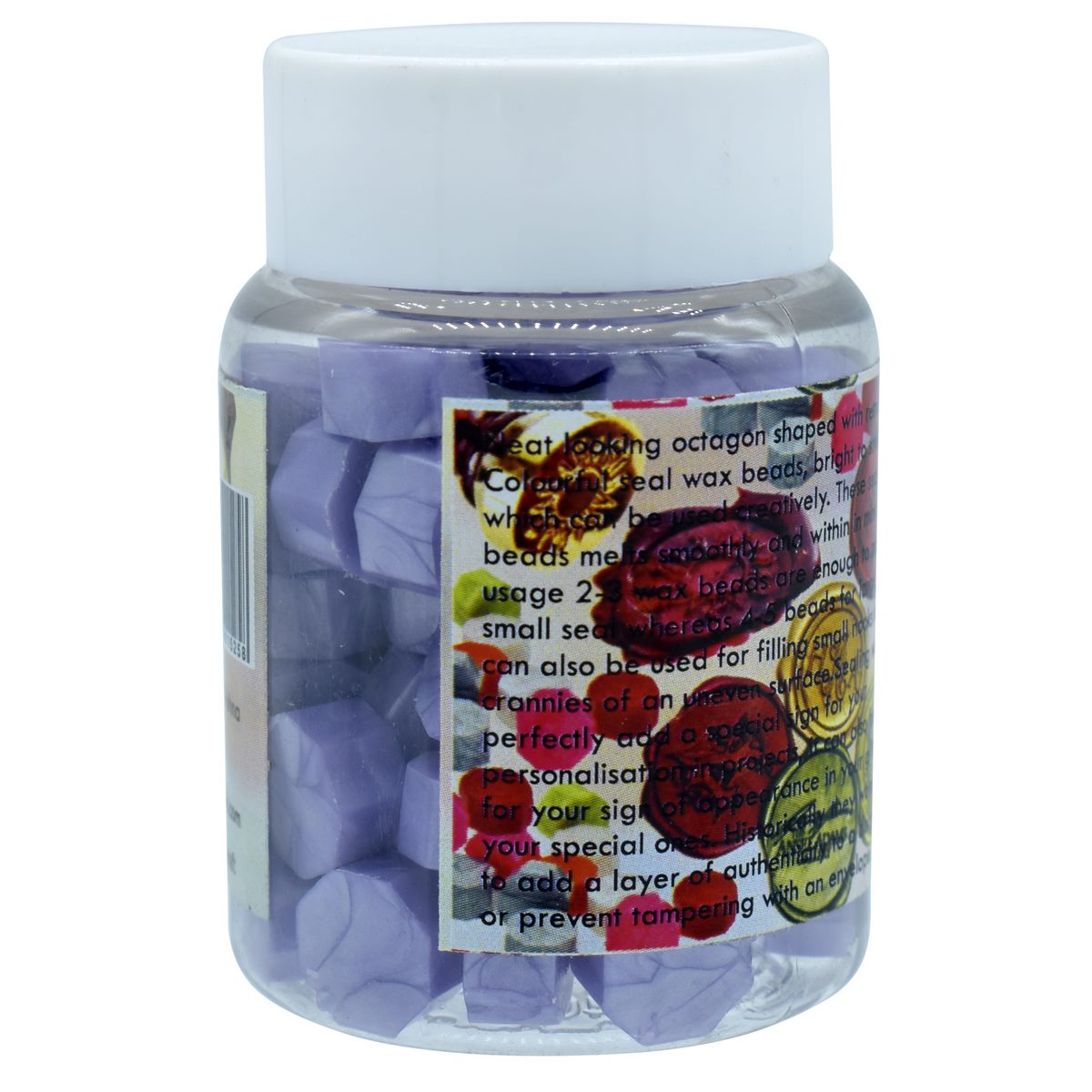 Gift To Love | Craft Wax Seals Beads | Color : Lavender | Size : 25 Gsm | Code : CWB200