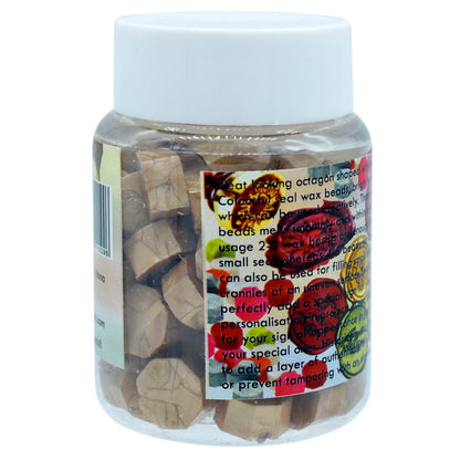 Gift To Love | Craft Wax Seals Beads | Color : Metallic Bronze | Size : 25 Gsm | Code : CWB204