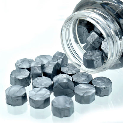 Gift To Love | Craft Wax Seal Beads | Color : Metallic Silver | Size : 25 Gsm | Code : CWB208