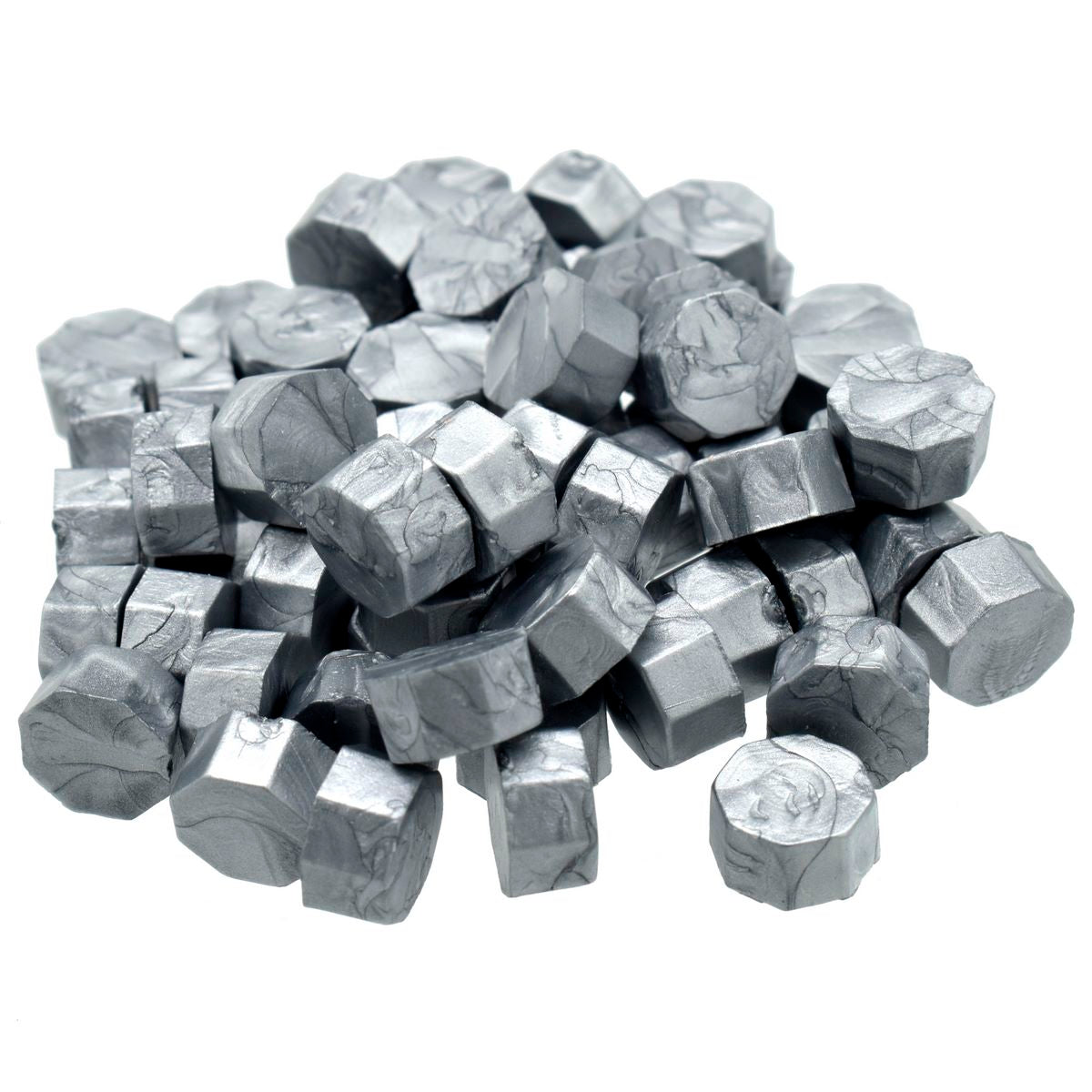 Gift To Love | Craft Wax Seal Beads | Color : Metallic Silver | Size : 25 Gsm | Code : CWB208