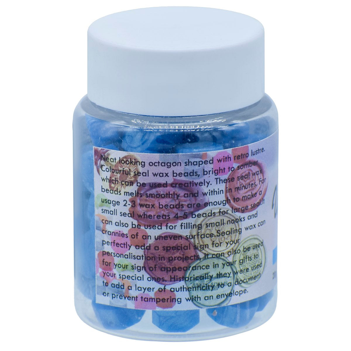 Gift To Love | Craft Wax Seal Beads | Color : Sky Blue | Size : 20 Gsm | Code : CWB303