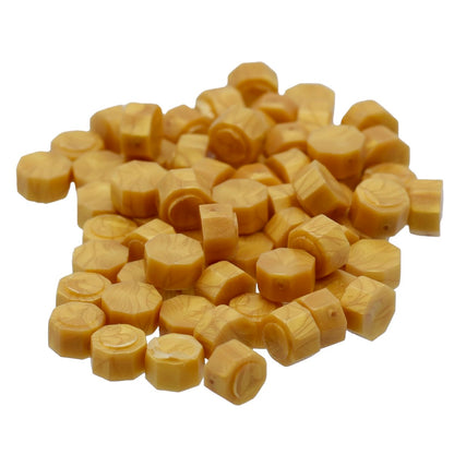 Gift To Love | Craft Wax Seal Beads | Color : Yellow Gold | Size : 20 Gsm | Code : CWB305
