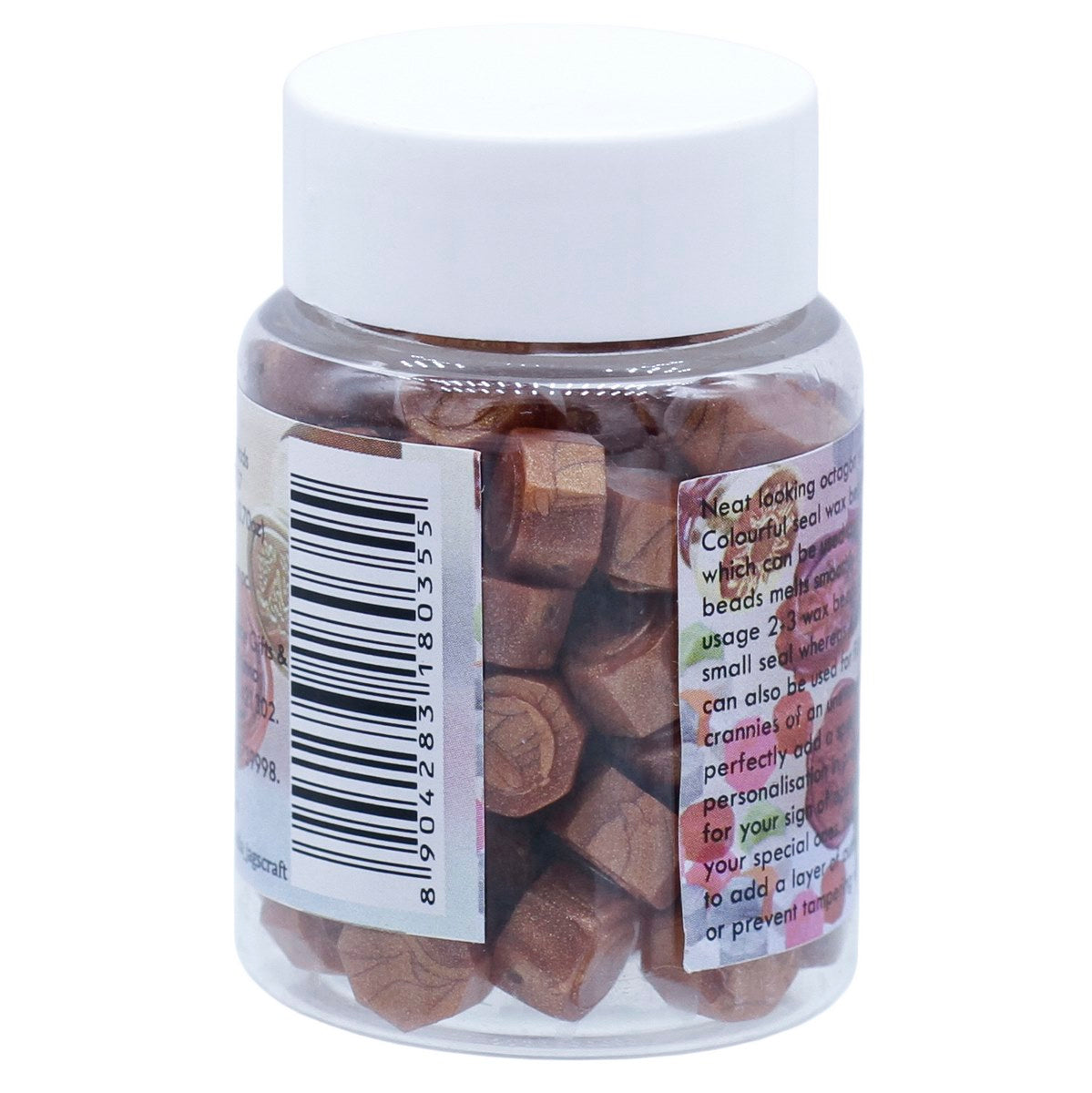 Gift To Love | Craft Wax Seal Beads | Color : Metallic Copper | Size : 20 Gsm | Code : CWB307
