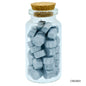 Gift To Love | Craft Wax Glass Bottle | Color : Silver | Code : CWGB03