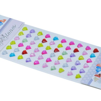 Gift To Love | Round Diamond Gem Stones Sticker | Color : Multicolour | Code : CXM-015-B