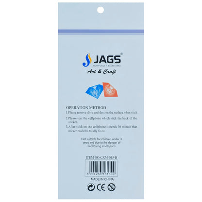 Gift To Love | Round Diamond Gem Stones Sticker | Color : Multicolour | Code : CXM-015-B