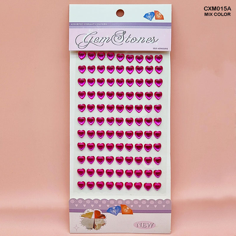 Gift To Love | Gem Stones Heart Sticker | Code : CXM015A
