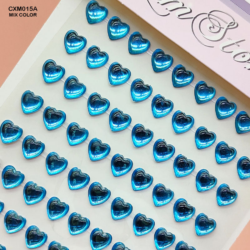 Gift To Love | Gem Stones Heart Sticker | Code : CXM015A
