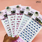 Gift To Love | Gem Stones Heart And Flower Sticker | Code : CXM015E