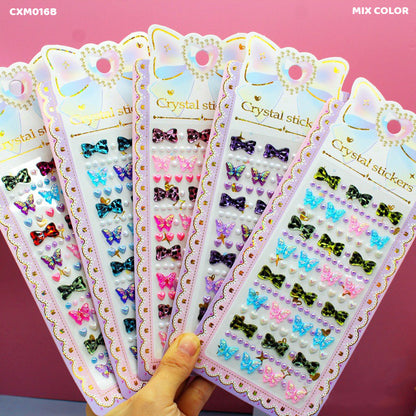 Gift To Love | Crystal Sticker Butterfly Bow | Code : CXM016B