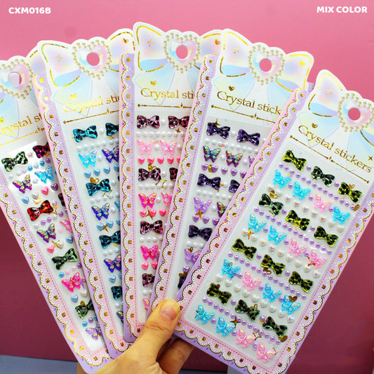 Gift To Love | Crystal Sticker Butterfly Bow | Code : CXM016B