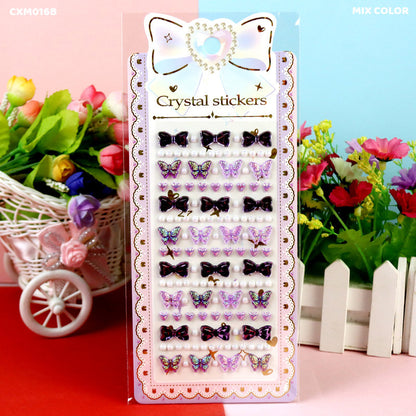 Gift To Love | Crystal Sticker Butterfly Bow | Code : CXM016B