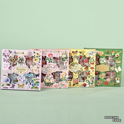 Gift To Love | Butterfly Cartoon Print Kids Sticker | Pcs : 100 Pcs | Code : CYDE