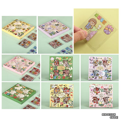 Gift To Love | Butterfly Cartoon Print Kids Sticker | Pcs : 100 Pcs | Code : CYDE