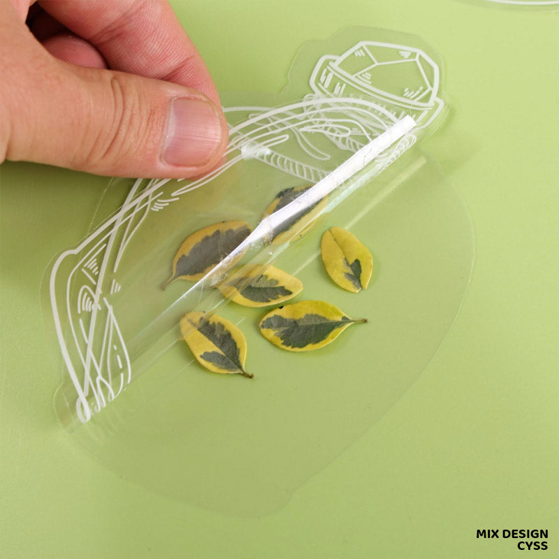 Gift To Love | World In Bottle Collage Card | Pcs : 16 Piece | Code : CYSS