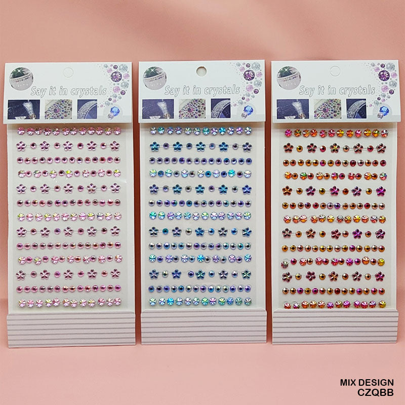Gift To Love | Flower Stone Sticker | Code : CZQBB