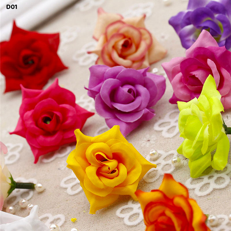 Rose Flower 50 Pcs ( 4.5 cm Approx.)