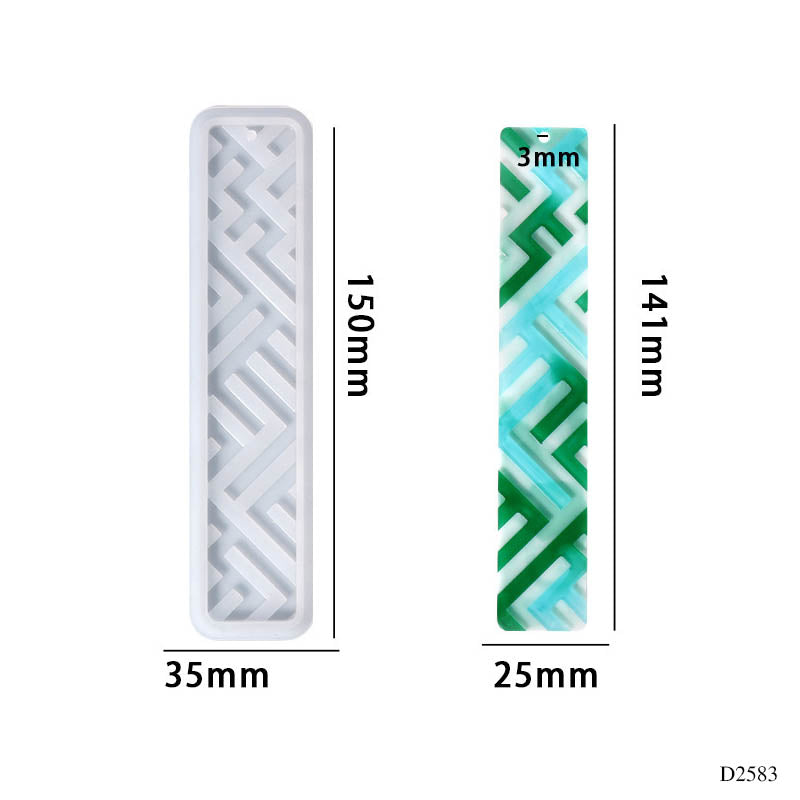 D2583 Silicon Bookmark Mold