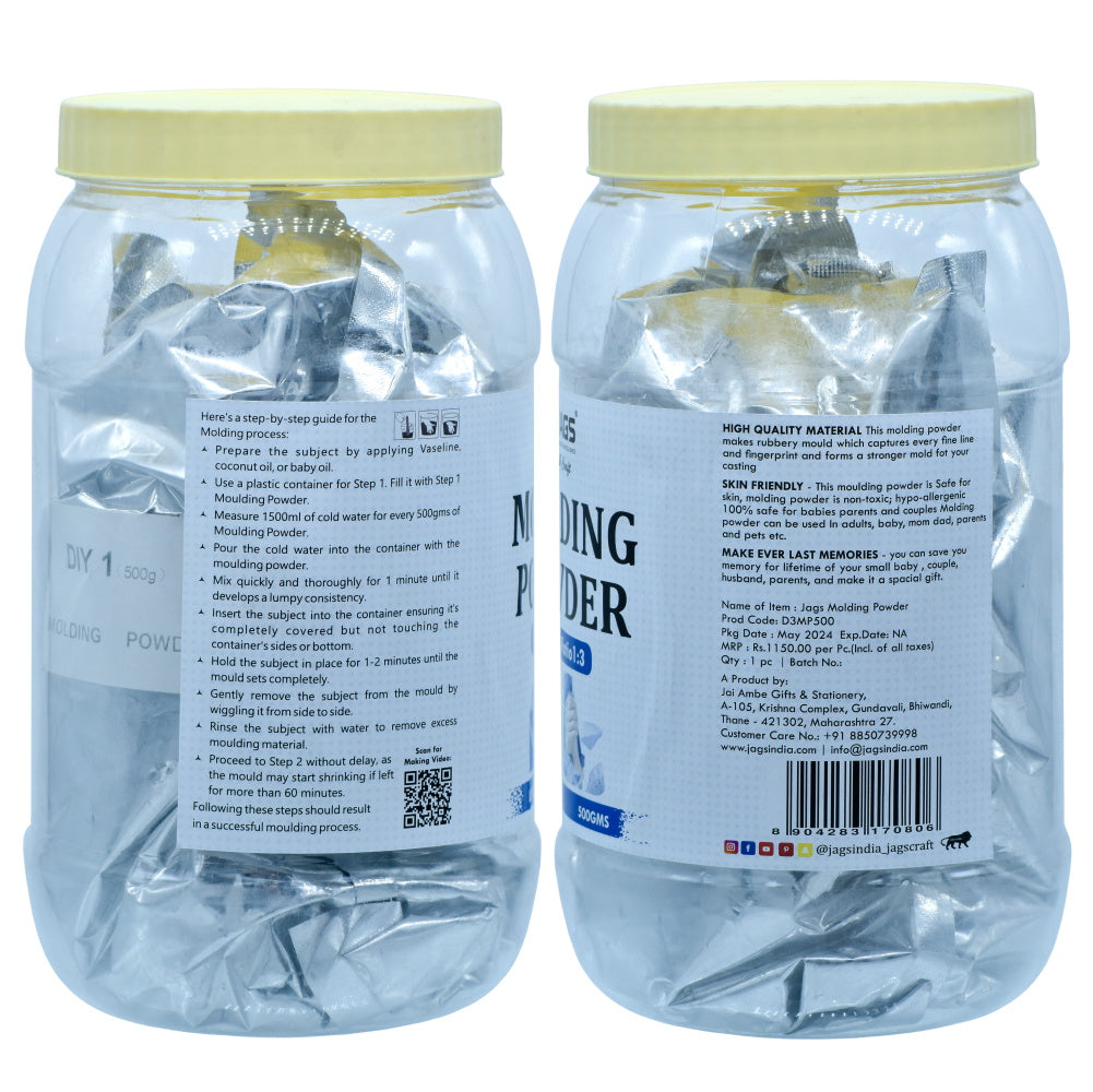 Gift To Love | DIY 3D Moulding Powder | Pcs : 500 Grams | Code : D3MP500