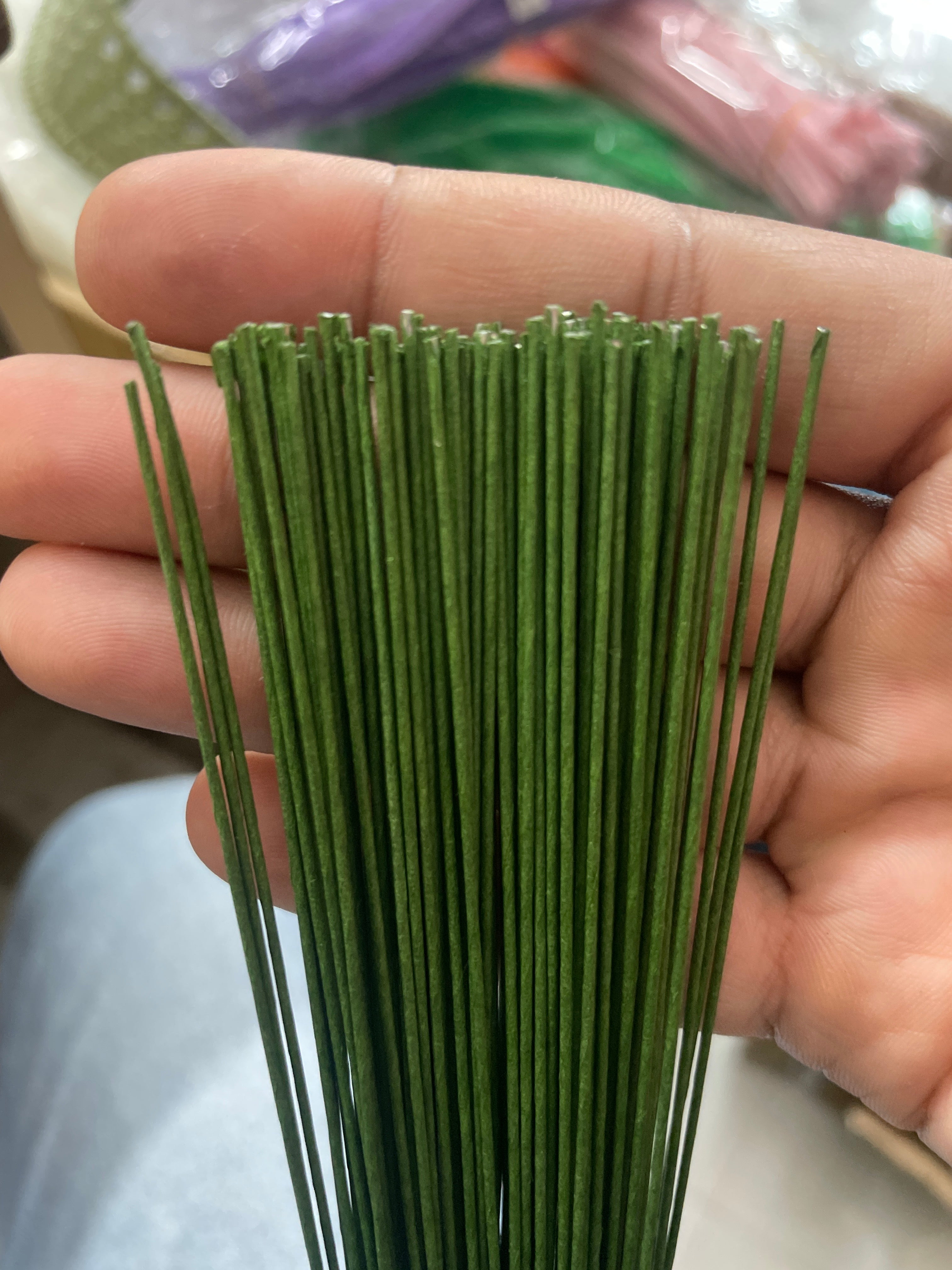 Craft Wire Stick 12inch 26Guage Green WR26100-G