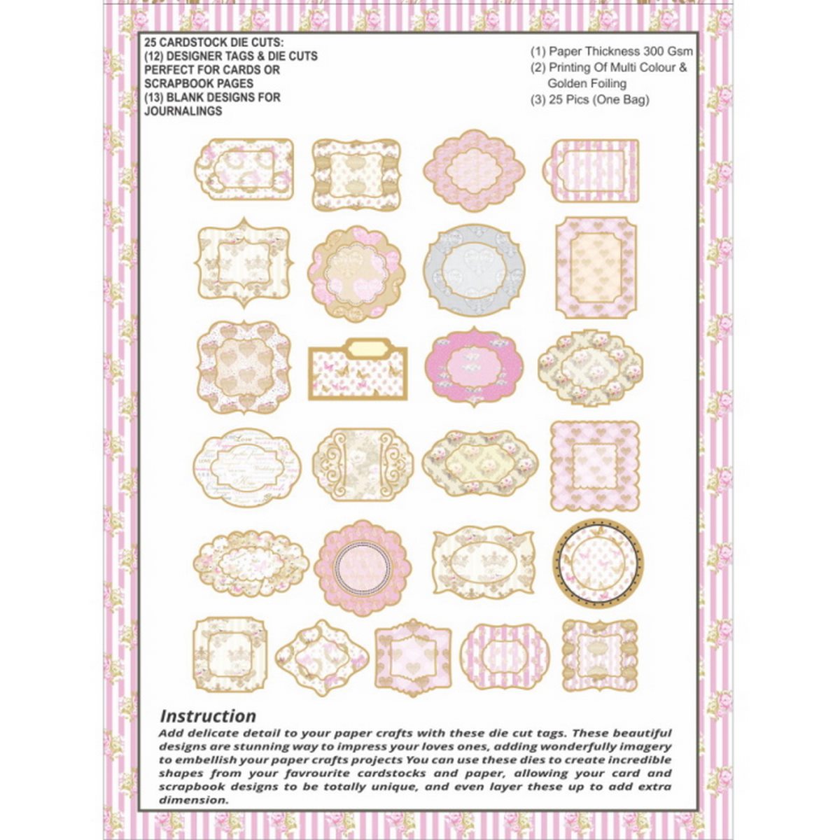 Gift To Love | Die Cut & Tags Lunne | Code : DCTEPL-1