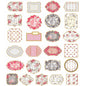 Gift To Love | Die Cut & Tags Grey Blooming | Color : Grey | Code : DCTGB-1