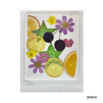 DF50-13 PRESSED FRUIT FLOWER SHEET - GIFT TO LOVE