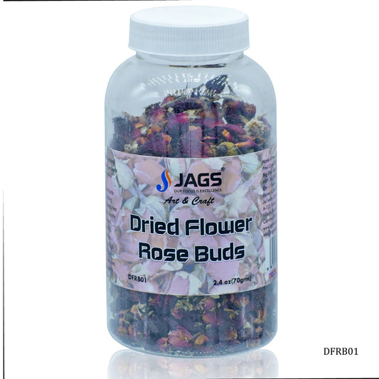 Gift To Love | Dried Flower Rose Buds | Pcs : 70 To 100 Gsm | Code : DFRB01