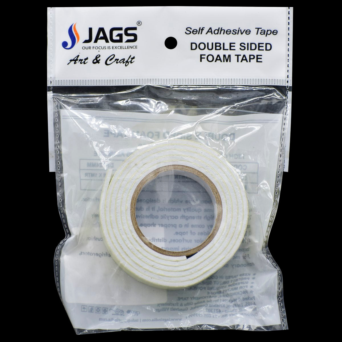 Gift To Love | Double Sided Foam Tape | Size : 1 Mtr X 24 Mm | Code : DFT24MM
