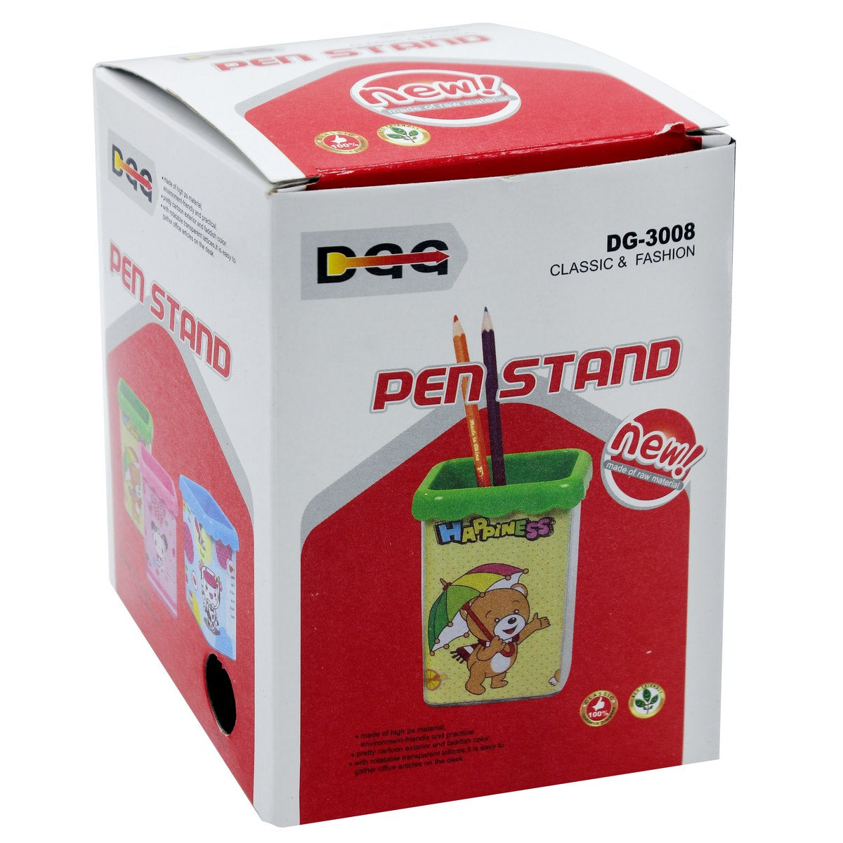 Gift To Love | Plastic Pen Stand Square | Code : DG-3008