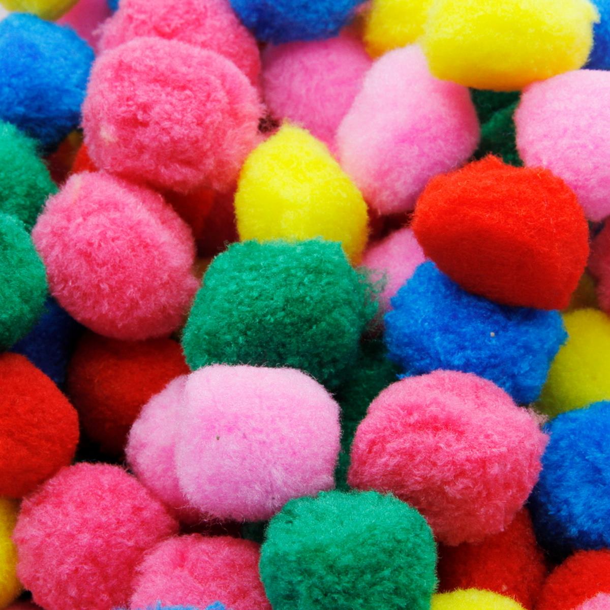 Gift To Love | Pom Pom Ball | Color : Pastel Colors | Size : 4 Cm | Pcs : 500 Pcs | Code : DLG-18N