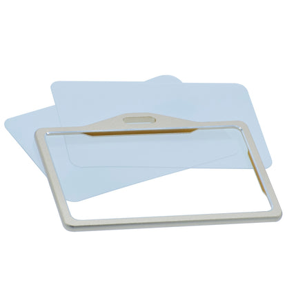 Gift To Love | Batch Horizontal Card Holder Metal | Size : 85 X 54 Mm | Code : DP-002