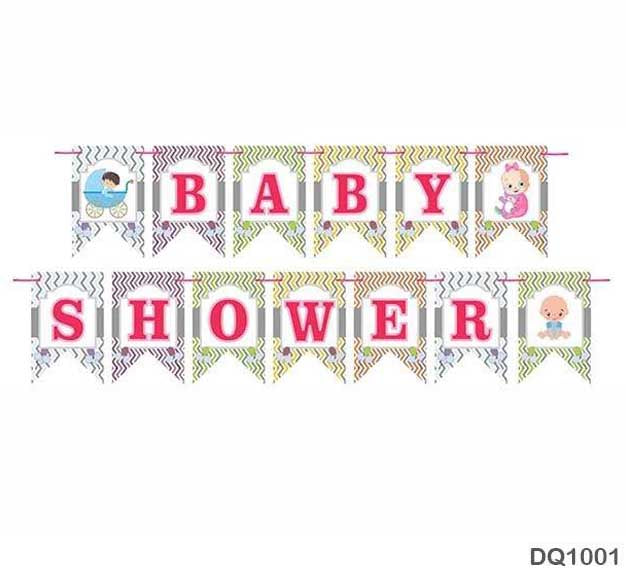 Gift To Love | Baby Shower Dotted Theme Banner | Code : DQ1001